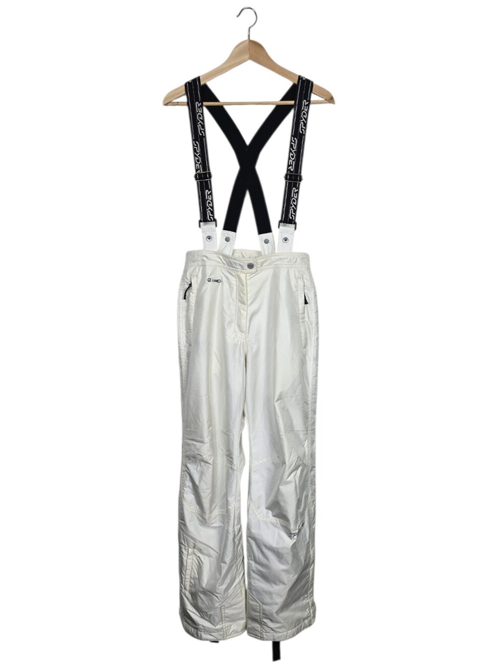 Spyder XTL Insulated Ski Pants With Removable Suspenders Pearl White Women's 6